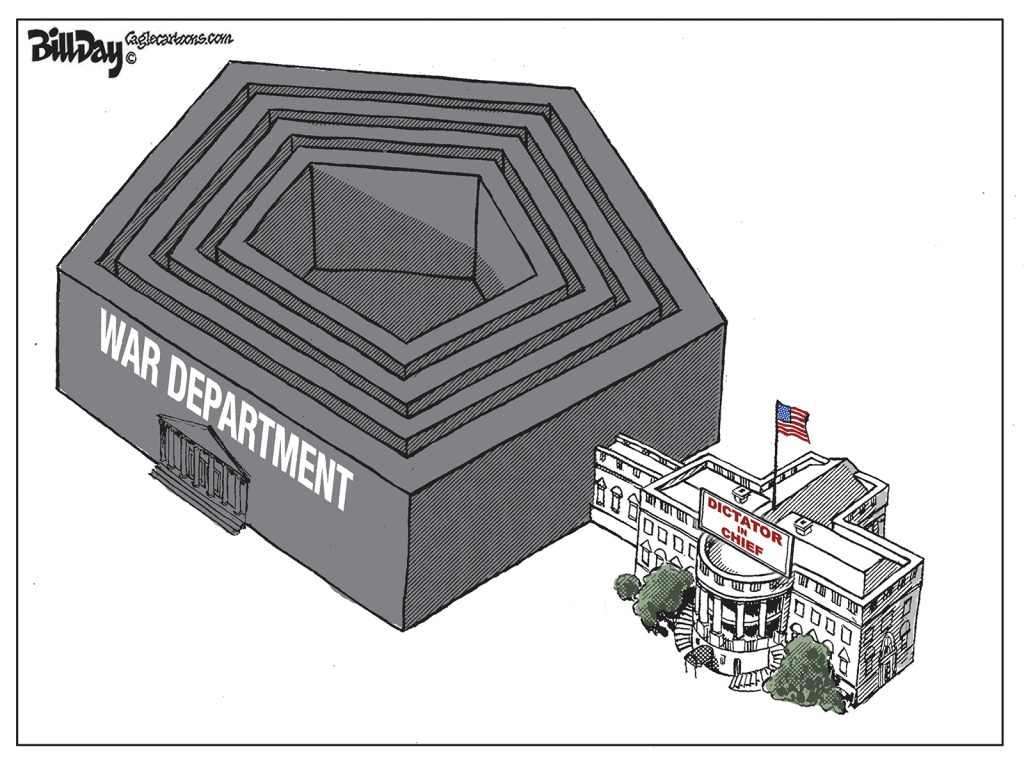 War Department, A Cartoon by Award-Winning Bill Day
