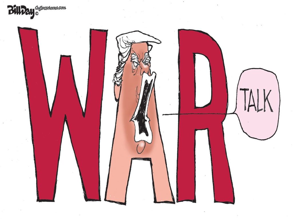War Talk, A Cartoon by Award-Winning Bill Day